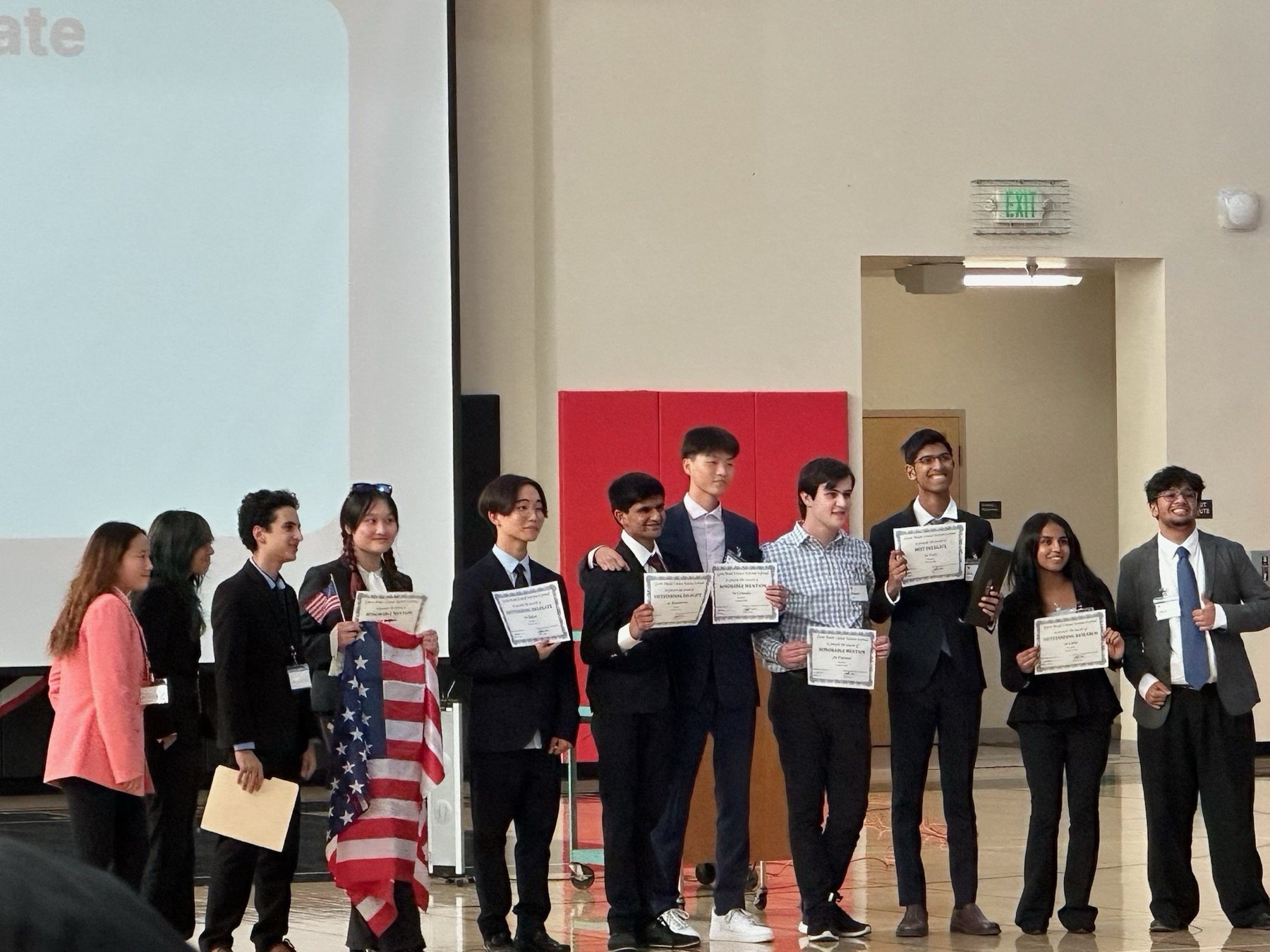 model un award ceremony